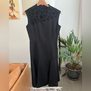 Brooks Brothers Beaded Neckline Dress